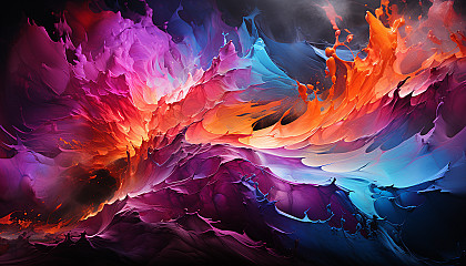 abstract colorful art