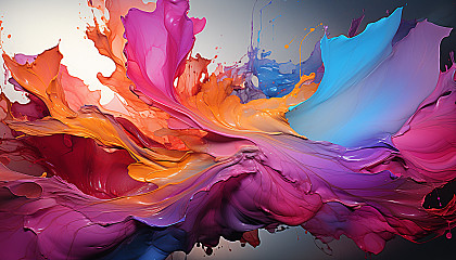 abstract colorful art