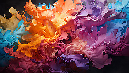 abstract colorful art