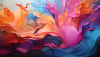 abstract colorful art