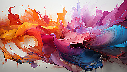 abstract colorful art