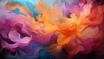 abstract colorful art