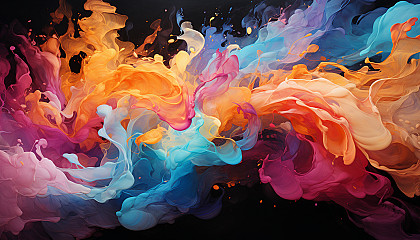 abstract colorful art