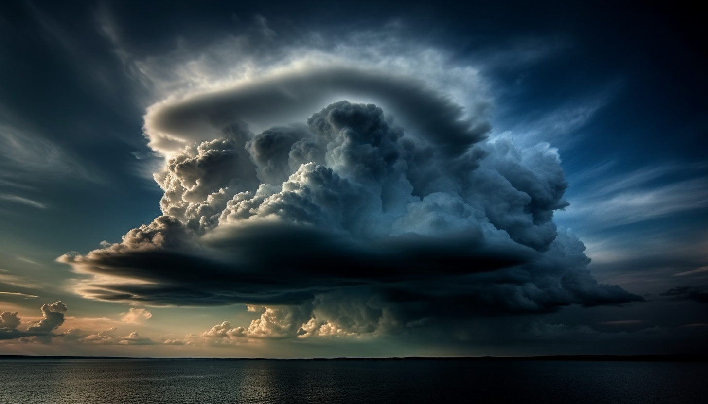 Dramatic cloud formations creating captivating scenes in the sky.