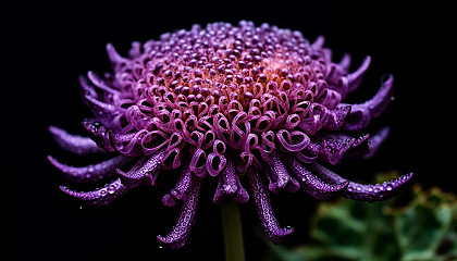 Images of otherworldly plants or flowers that don't exist in reality.
