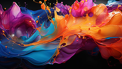 abstract colorful art