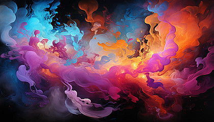 abstract colorful art