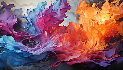 abstract colorful art