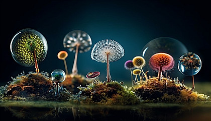 Micro-worlds, showcasing the beauty of the natural world at a microscopic level.