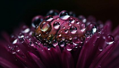 Macro shots of insects, flowers, or dewdrops, highlighting the unseen world around us.