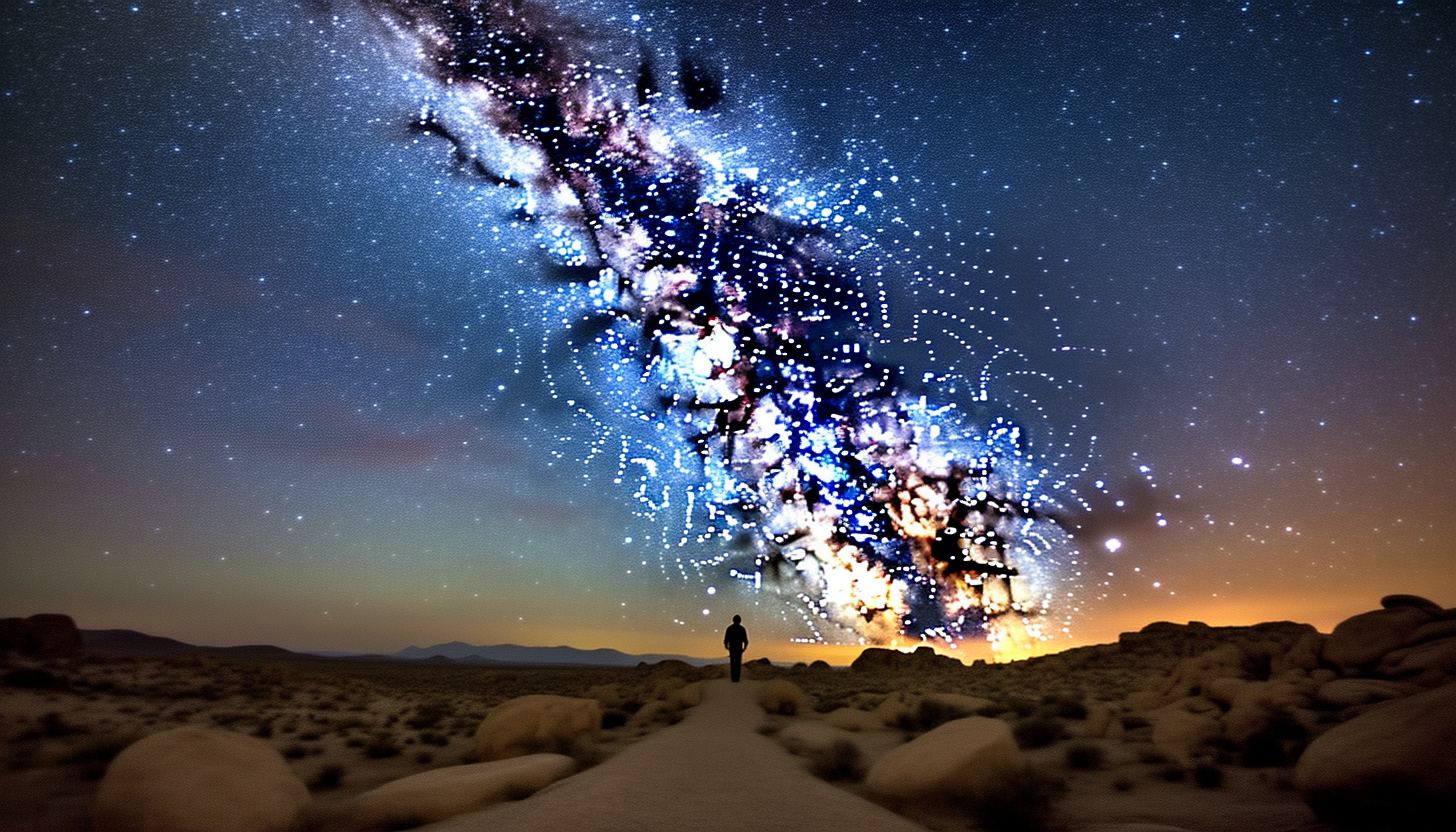 A mesmerizing view of the Milky Way from a remote, dark-sky location.