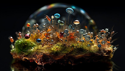 Micro-worlds, showcasing the beauty of the natural world at a microscopic level.