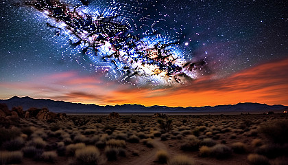 A mesmerizing view of the Milky Way from a remote, dark-sky location.