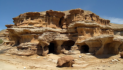 Unusual rock formations, displaying the power of erosion and geological processes.