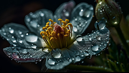 Macro shots of insects, flowers, or dewdrops, highlighting the unseen world around us.
