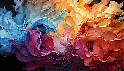 abstract colorful art