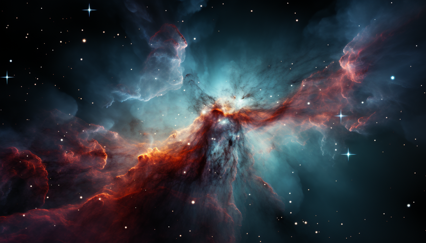 A nebula in the shape of a familiar object or animal, captured by a space telescope.