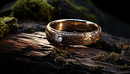 Rings of a tree trunk, telling stories of years passed.