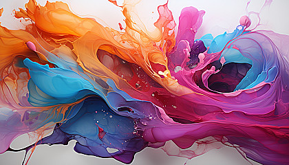 abstract colorful art