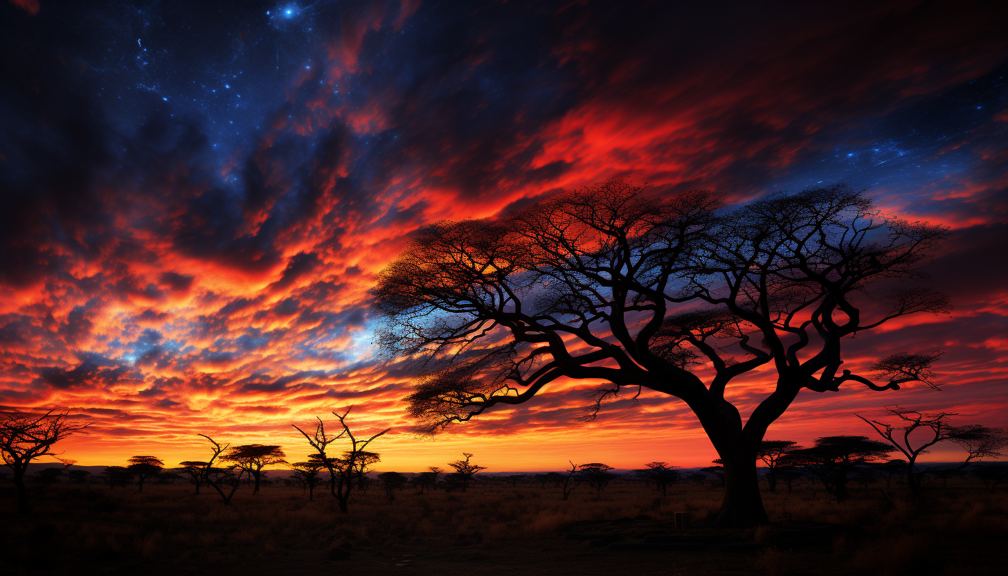 The Milky Way arching across the night sky, filled with stars, planets, and celestial phenomena.