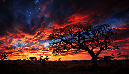 The Milky Way arching across the night sky, filled with stars, planets, and celestial phenomena.