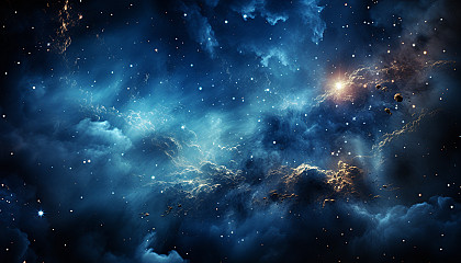 A star cluster sparkling against the vibrant backdrop of the Milky Way.