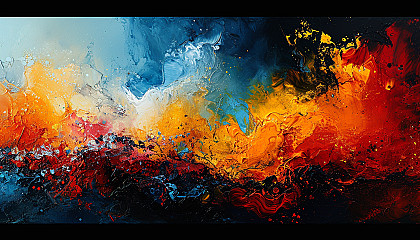 abstract colorful art