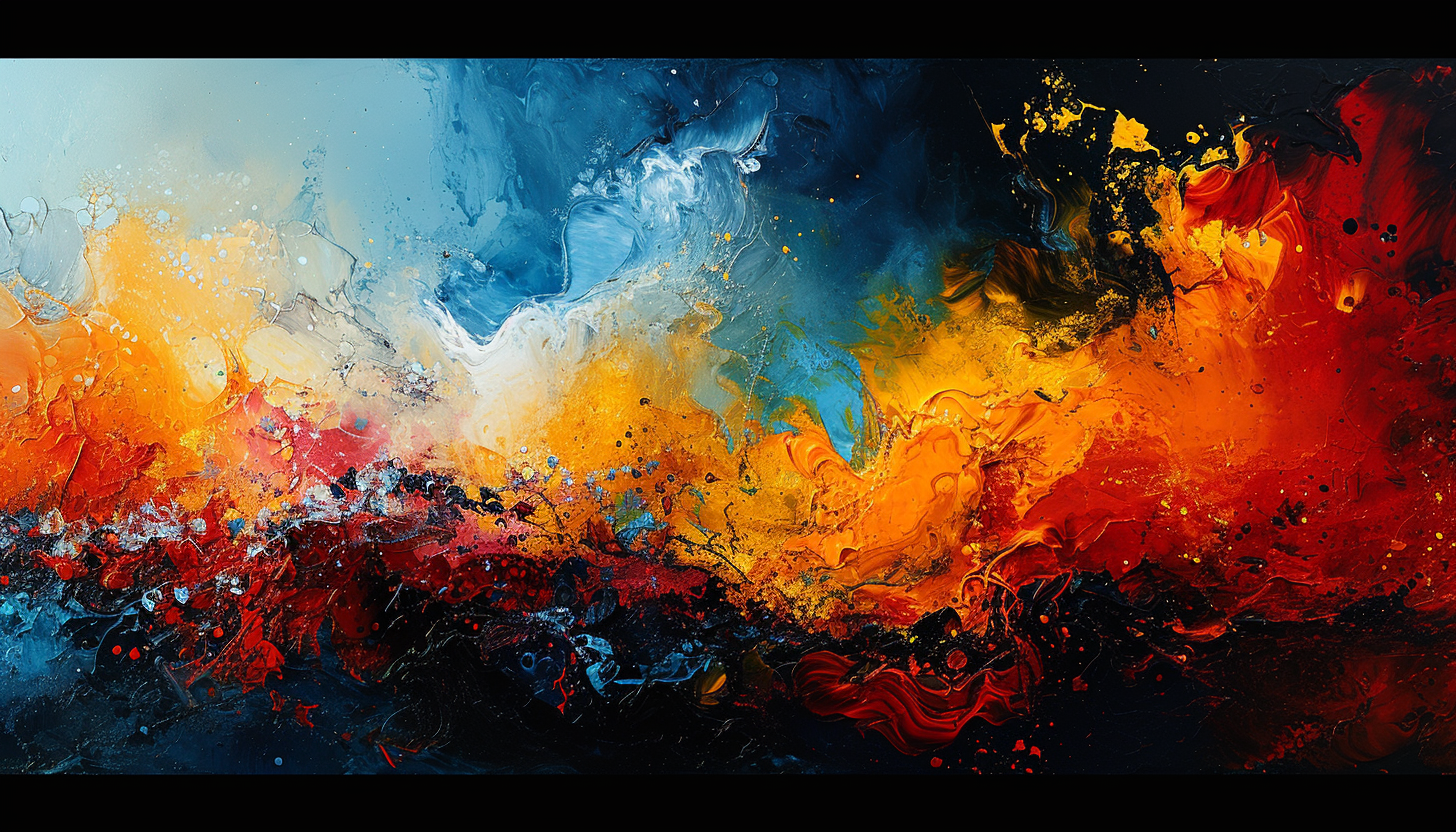 abstract colorful art