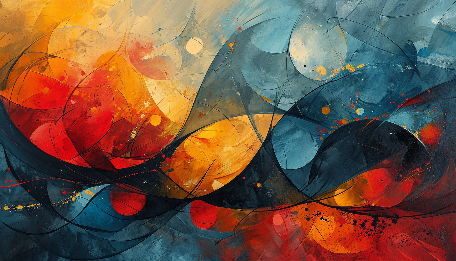 abstract colorful art