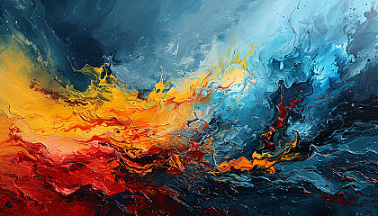 abstract colorful art