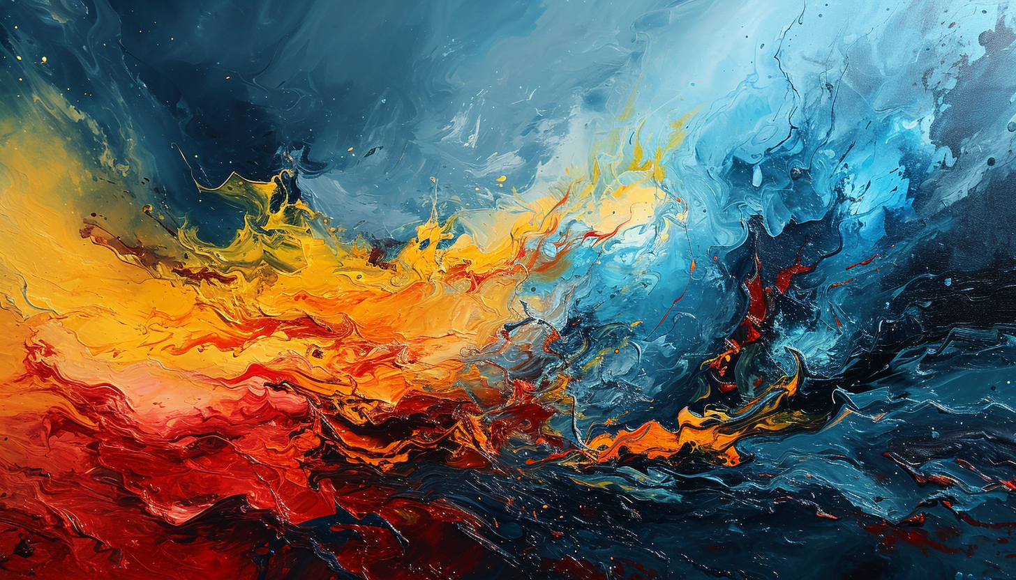abstract colorful art