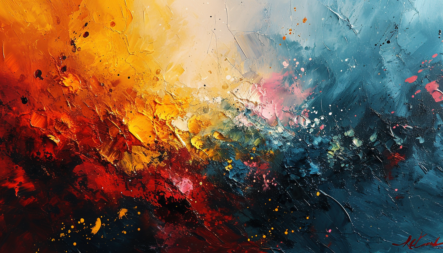 abstract colorful art