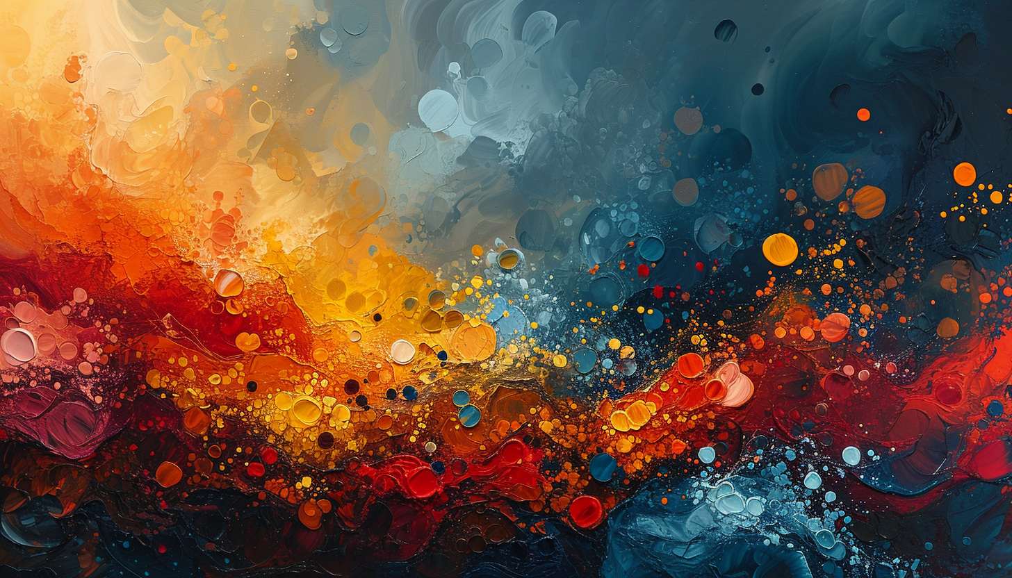 abstract colorful art