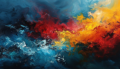 abstract colorful art