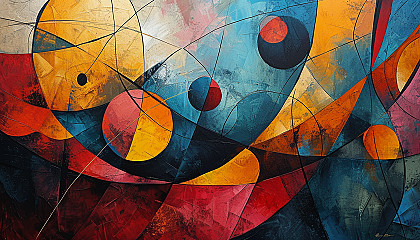 abstract colorful art