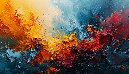 abstract colorful art