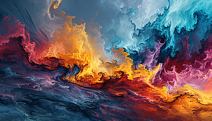 abstract colorful art