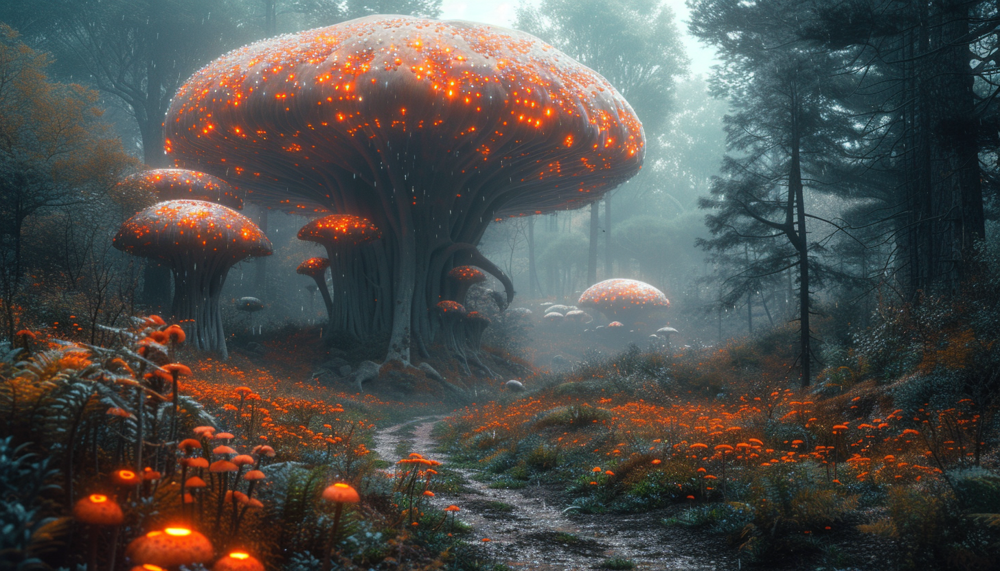 Traverse an alien world with surreal landscapes, bizarre flora, and strange creatures that defy earthly conventions.