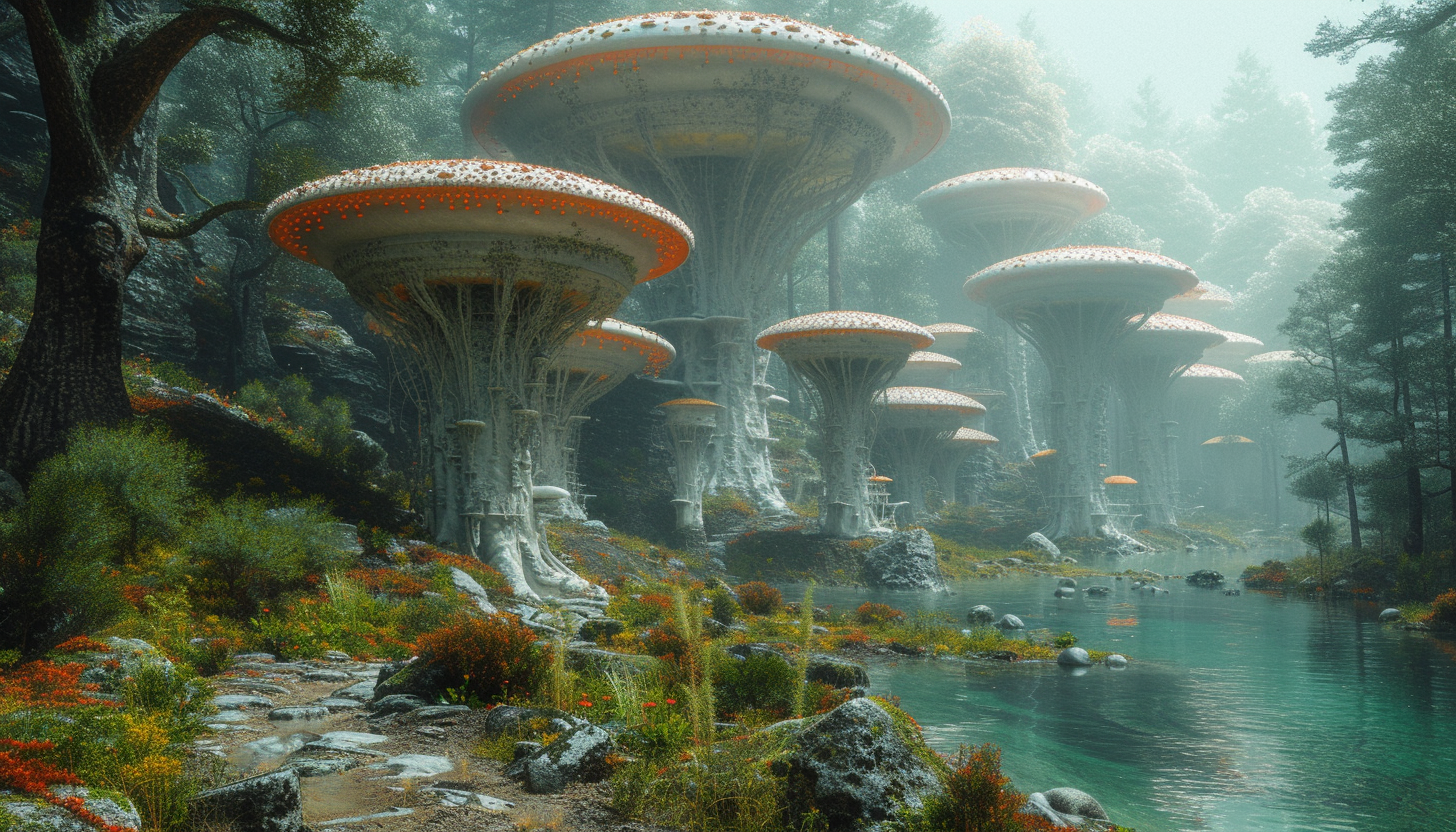 Traverse an alien world with surreal landscapes, bizarre flora, and strange creatures that defy earthly conventions.