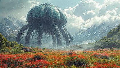 Traverse an alien world with surreal landscapes, bizarre flora, and strange creatures that defy earthly conventions.