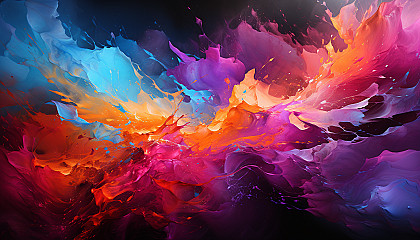 abstract colorful art