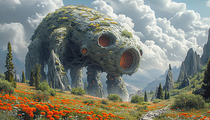 Traverse an alien world with surreal landscapes, bizarre flora, and strange creatures that defy earthly conventions.