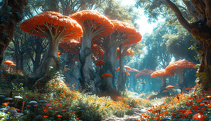 Traverse an alien world with surreal landscapes, bizarre flora, and strange creatures that defy earthly conventions.