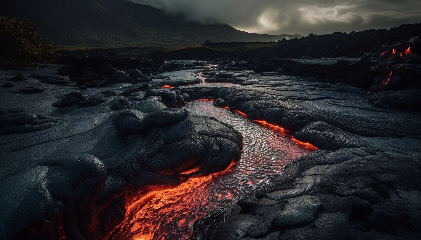 Volcanic landscapes with lava flows, geysers, and unique geological features.