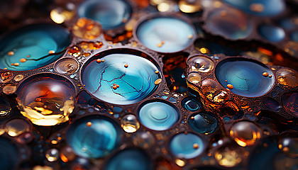 The mesmerizing patterns of minerals and gemstones under a microscope.