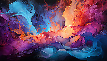 abstract colorful art